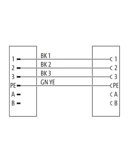 MQ15 męski 0° / MQ15 żeński 0° 7000-P8241-P360100 | Przewody i Złącza | Eshop Dopak | Wszystko dla Przemysłu