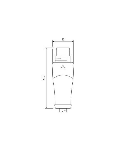 MQ15 męski 0° / MQ15 żeński 0° 7000-P8141-P630100 | Przewody i Złącza | Eshop Dopak | Wszystko dla Przemysłu
