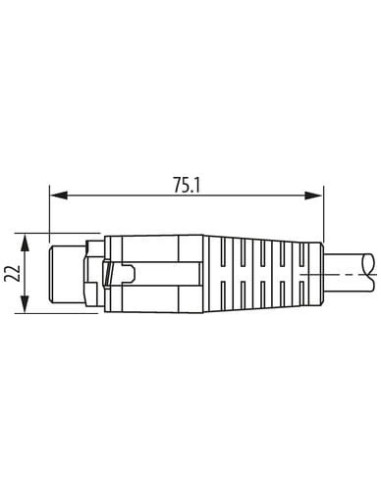 MQ15-X-Power męski 0° / MQ15-X-Power żeński 0° 7000-P8041-P130200 | Przewody i Złącza | Eshop Dopak | Wszystko dla Przemysłu