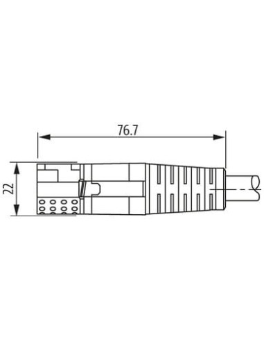 MQ15-X-Power męski 0° / MQ15-X-Power żeński 0° 7000-P8041-P130200 | Przewody i Złącza | Eshop Dopak | Wszystko dla Przemysłu