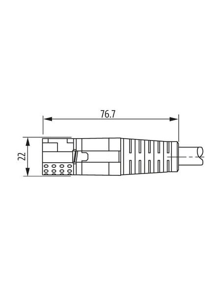 MQ15-X-Power męski 0° / MQ15-X-Power żeński 0° 7000-P8041-P130200 | Przewody i Złącza | Eshop Dopak | Wszystko dla Przemysłu