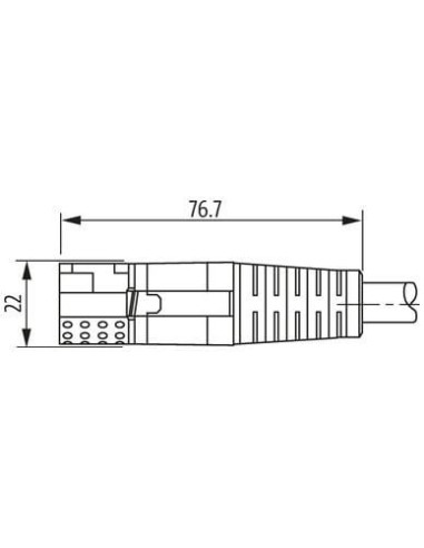 MQ15-X-Power męski 0°/MQ15-X-Power żeński 0° ekranowany 7000-P8341-P110550 | Przewody i Złącza | Eshop Dopak | Wszystko dla Prze