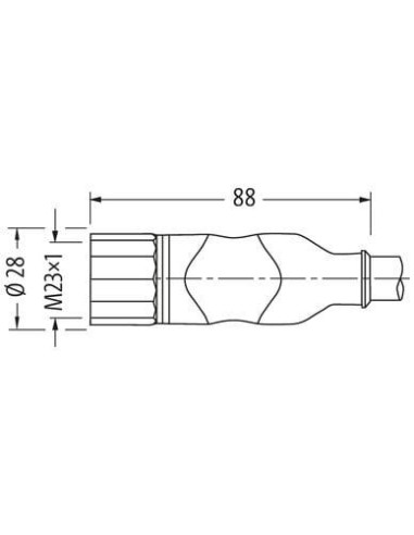 Serwo kablowe M23 7000-PS105-8570600 | Przewody i Złącza | Eshop Dopak | Wszystko dla Przemysłu
