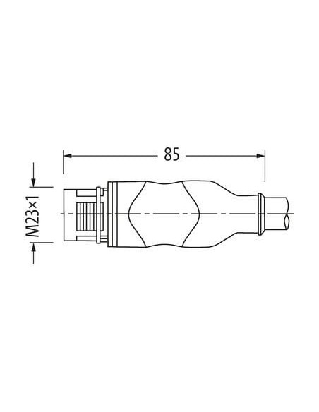 Serwo kablowe M23 7000-PS105-8570600 | Przewody i Złącza | Eshop Dopak | Wszystko dla Przemysłu
