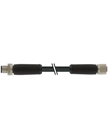 Złącze M12 Zasilanie, kod L. męski 0° / żeński 0° 7000-P4141-P376000 | Przewody i Złącza | Eshop Dopak | Wszystko dla Przemysłu
