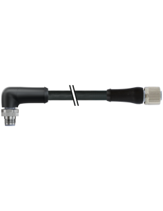 M12 Power damski 90° / żeński 0° kod L. 7000-P4261-P040100 | Przewody i Złącza | Eshop Dopak | Wszystko dla Przemysłu