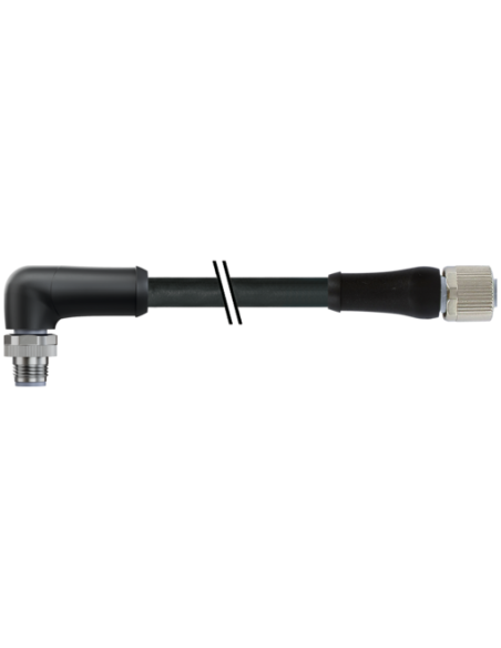 M12 Power damski 90° / żeński 0° kod L. 7000-P4261-P040100 | Przewody i Złącza | Eshop Dopak | Wszystko dla Przemysłu