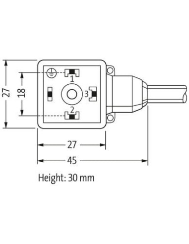 Rozdzielacz Y M12 na złączu zaworu MSUD. BF A 18mm 7000-42401-6360100 | Przewody i Złącza | Eshop Dopak | Wszystko dla Przemysłu