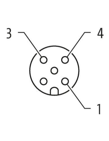 Rozdzielacz Y M12 / M12 żeński 90° 7000-40741-2330030 | Przewody i Złącza | Eshop Dopak | Wszystko dla Przemysłu