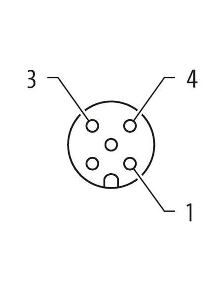 Rozdzielacz Y M12 / M12 żeński 90° LED 7000-40781-6130060 | Przewody i Złącza | Eshop Dopak | Wszystko dla Przemysłu