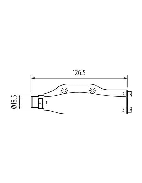 Złącze h MQ15 męskie - żeńskie 0° / żeńskie 0° 48V DC 7000-P8LDA-P630100 | Przewody i Złącza | Eshop Dopak | Wszystko dla Przemy