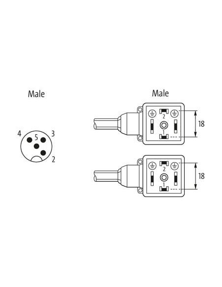 Rozdzielacz Y M12 na złączu zaworu MSUD. BF A 18mm 7000-42401-0360800 | Przewody i Złącza | Eshop Dopak | Wszystko dla Przemysłu
