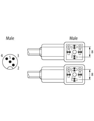 Rozdzielacz Y M12 / zatyczka do usuwania MSUD forma C 8mm 7000-42435-6160060 | Przewody i Złącza | Eshop Dopak | Wszystko dla Pr