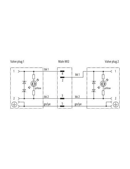 Rozdzielacz Y M12 / zawór MSUD format A 18mm 7000-42401-2260200 | Przewody i Złącza | Eshop Dopak | Wszystko dla Przemysłu