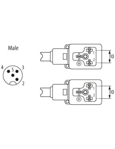 Rozdzielacz Y M12 na złączu zaworu MSUD. BF B 10mm 7000-42411-6360200 | Przewody i Złącza | Eshop Dopak | Wszystko dla Przemysłu
