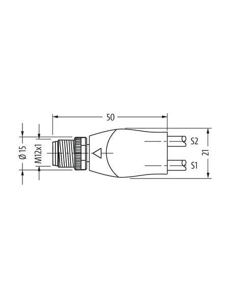 Rozdzielacz Y M12 / M12 żeński 90° LED 7000-40781-6330060 | Przewody i Złącza | Eshop Dopak | Wszystko dla Przemysłu