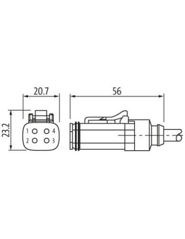 Korek pobierający MDCY06-4s / 2x MDC06-2s 7072-77541-7540150 | Przewody i Złącza | Eshop Dopak | Wszystko dla Przemysłu