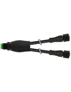 Rozdzielacz Y M12 / M12 żeński 0° Protect 7003-40708-8280060 | Przewody i Złącza | Eshop Dopak | Wszystko dla Przemysłu