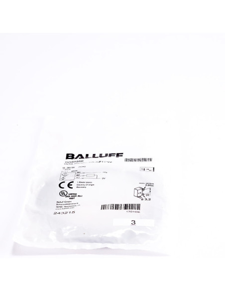 Czujnik dyfuzyjny, BALLUFF, BOS R020K-PS-RF11-02 BOS020K /243215 | Automatyka | Eshop Dopak | Wszystko dla Przemysłu