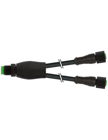 Rozdzielacz Y M12 / M12 żeński 0° Protect 7003-40708-8280100 | Przewody i Złącza | Eshop Dopak | Wszystko dla Przemysłu
