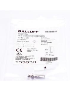 Czujnik indukcyjny standardowy, BALLUFF, BES M05EC-NSC08B-S26G BES012W/133633 | Automatyka | Eshop Dopak | Wszystko dla Przemysł 2
