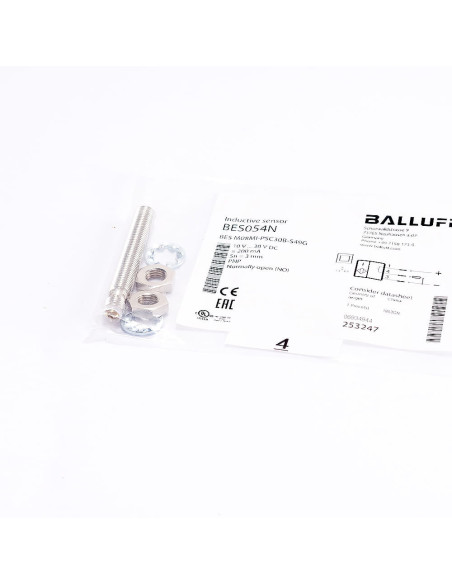 Czujnik indukcyjny standardowy, BES M08MI-PSC30B-S49G, BES054N, BALLUFF | Automatyka | Eshop Dopak | Wszystko dla Przemysłu