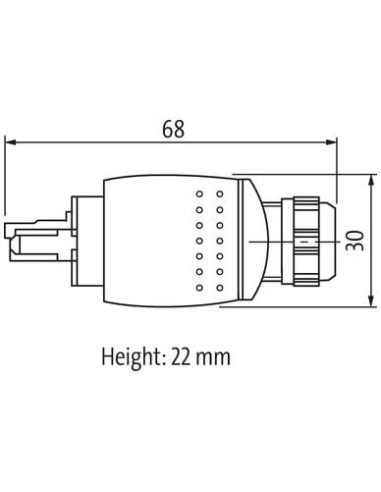 Wtyczka Push Pull RJ45 męski, prosta, Profinet 7000-74041-0000000 | Przewody i Złącza | Eshop Dopak | Wszystko dla Przemysłu