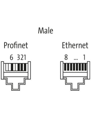 Wtyczka Push Pull RJ45 męska 8-polowa 7000-99591-0000000 | Przewody i Złącza | Eshop Dopak | Wszystko dla Przemysłu