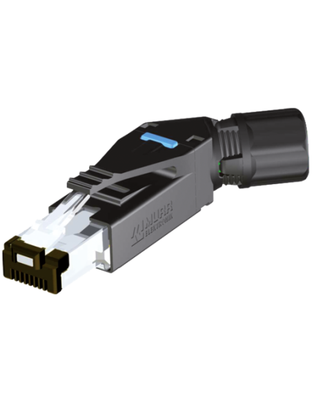 Wtyczka RJ45 Professional męska, 45°, 4-polowa, ekranowana, Profinet 7000-74021-0000000 | Przewody i Złącza | Eshop Dopak | Wszy