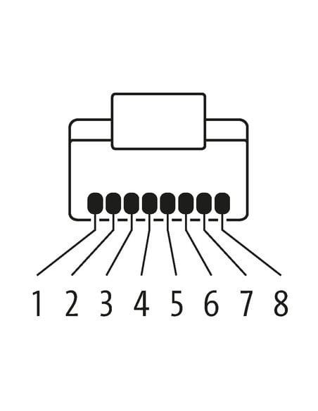 Wtyczka RJ45 Heavy Duty męska 90° 8-polowa Ethernet 7000-74085-0000000 | Przewody i Złącza | Eshop Dopak | Wszystko dla Przemysł