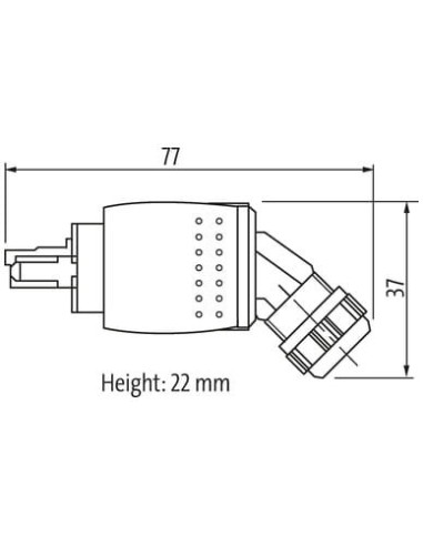 Wtyczka Push Pull RJ45 męski, kątowa, ProfiNet 7000-74061-0000000 | Przewody i Złącza | Eshop Dopak | Wszystko dla Przemysłu