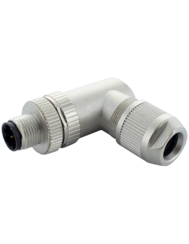 M12 damski 90° kod D. Naciśnij zamek 7000-14811-0000000 | Przewody i Złącza | Eshop Dopak | Wszystko dla Przemysłu