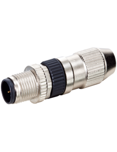 Wtyczka M12 męska, prosta, Slimline, 4-polowa, 0,14-0,34mm2 7000-12491-0000000 | Przewody i Złącza | Eshop Dopak | Wszystko dla 