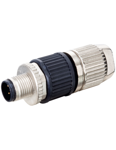 Wtyczka M12 męska, prosta, 5-polowa, 0,34-0,5mm2, zaciski nożowe 7000-12533-0000000 | Przewody i Złącza | Eshop Dopak | Wszystko