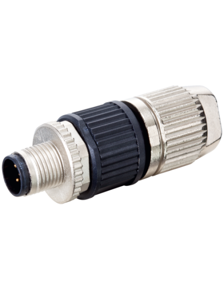 Wtyczka M12 męska, prosta, 5-polowa, 0,34-0,5mm2, zaciski nożowe 7000-12533-0000000 | Przewody i Złącza | Eshop Dopak | Wszystko
