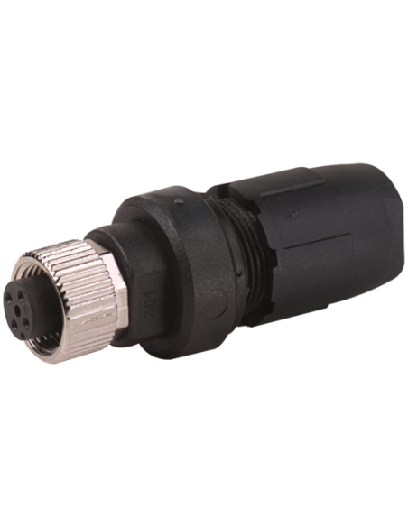 Wtyczka M12 żeńska, prosta, 4-polowa, 0,5-1,0mm 7000-12641-0000000 | Przewody i Złącza | Eshop Dopak | Wszystko dla Przemysłu