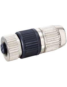 Wtyczka M12 żeńska, prosta, Slimline, 5-polowa, zaciski nożowe 0,34- 7000-12593-0000000 | Przewody i Złącza | Eshop Dopak | Wszy