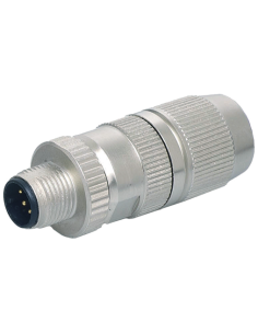 Wtyczka M12 męska, prosta, 4-polowa 7000-12551-0000000 | Przewody i Złącza | Eshop Dopak | Wszystko dla Przemysłu