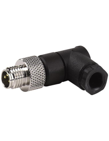 Wtyczka M8 męska, kątowa, do lutowania, 3-polowa, 0,25mm2 7000-08441-0000000 | Przewody i Złącza | Eshop Dopak | Wszystko dla Pr