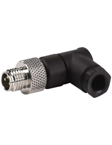 Wtyczka M8 męska, kątowa, do lutowania, 3-polowa, 0,25mm2 7000-08441-0000000 | Przewody i Złącza | Eshop Dopak | Wszystko dla Pr