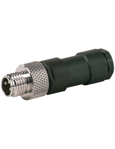 Wtyczka M8 męska, prosta, do lutowania, 4-polowa, 0,25mm2 7000-08421-0000000 | Przewody i Złącza | Eshop Dopak | Wszystko dla Pr