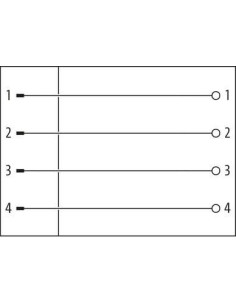 Wtyczka MQ12 męska, prosta, 4-polowa 0,25…0,5mm?, zaciski nożowe 7050-12481-0000000 | Przewody i Złącza | Eshop Dopak | Wszystko 2
