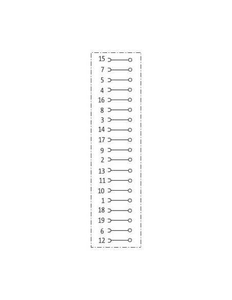 Wtyczka M23 żeńska, prosta, 19-polowa, MSCON-C 7000-23261-0000000 | Przewody i Złącza | Eshop Dopak | Wszystko dla Przemysłu