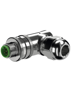 Wtyczka M12 męska, kątowa, ekranowana, 8-polowa 6..8mm 7000-17351-0000000 | Przewody i Złącza | Eshop Dopak | Wszystko dla Przem