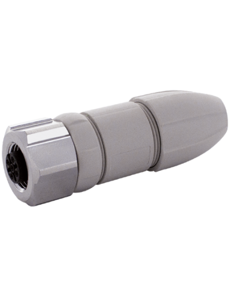 Wtyczka M12 żeńska 0° F&B PRO 7024-12901-0000000 | Przewody i Złącza | Eshop Dopak | Wszystko dla Przemysłu