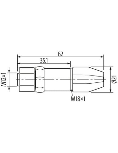 Wtyczka M12 żeńska 0° F&B PRO 7024-12921-0000000 | Przewody i Złącza | Eshop Dopak | Wszystko dla Przemysłu