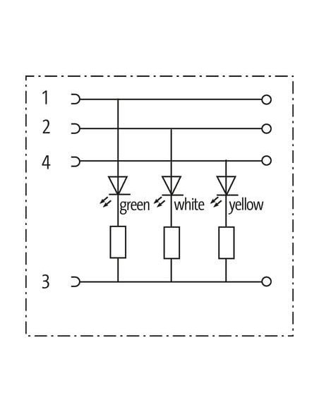 MOSA M12 90° 3LED, (IDC) 7002-12691-0000000 | Przewody i Złącza | Eshop Dopak | Wszystko dla Przemysłu