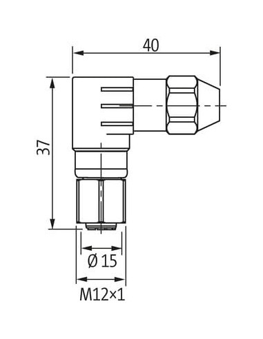 MOSA M12 90° 3LED, (IDC) 7002-12691-0000000 | Przewody i Złącza | Eshop Dopak | Wszystko dla Przemysłu