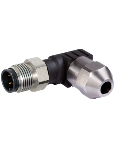Wtyczka M12 męski, kątowa, 4-polowa, V2A 7002-12561-0000000 | Przewody i Złącza | Eshop Dopak | Wszystko dla Przemysłu