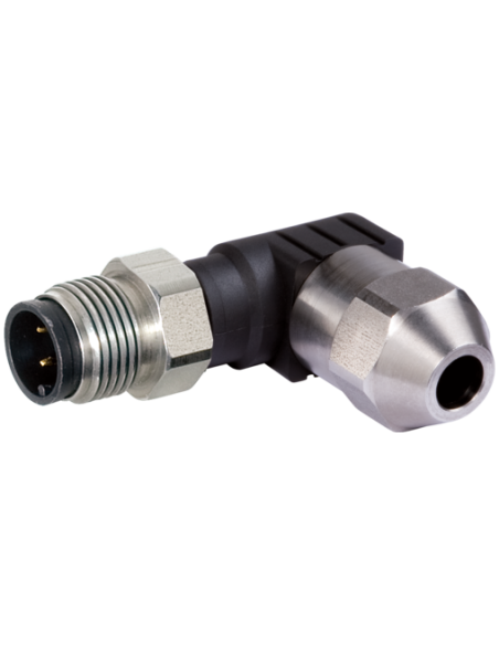 Wtyczka M12 męski, kątowa, 4-polowa, V2A 7002-12561-0000000 | Przewody i Złącza | Eshop Dopak | Wszystko dla Przemysłu